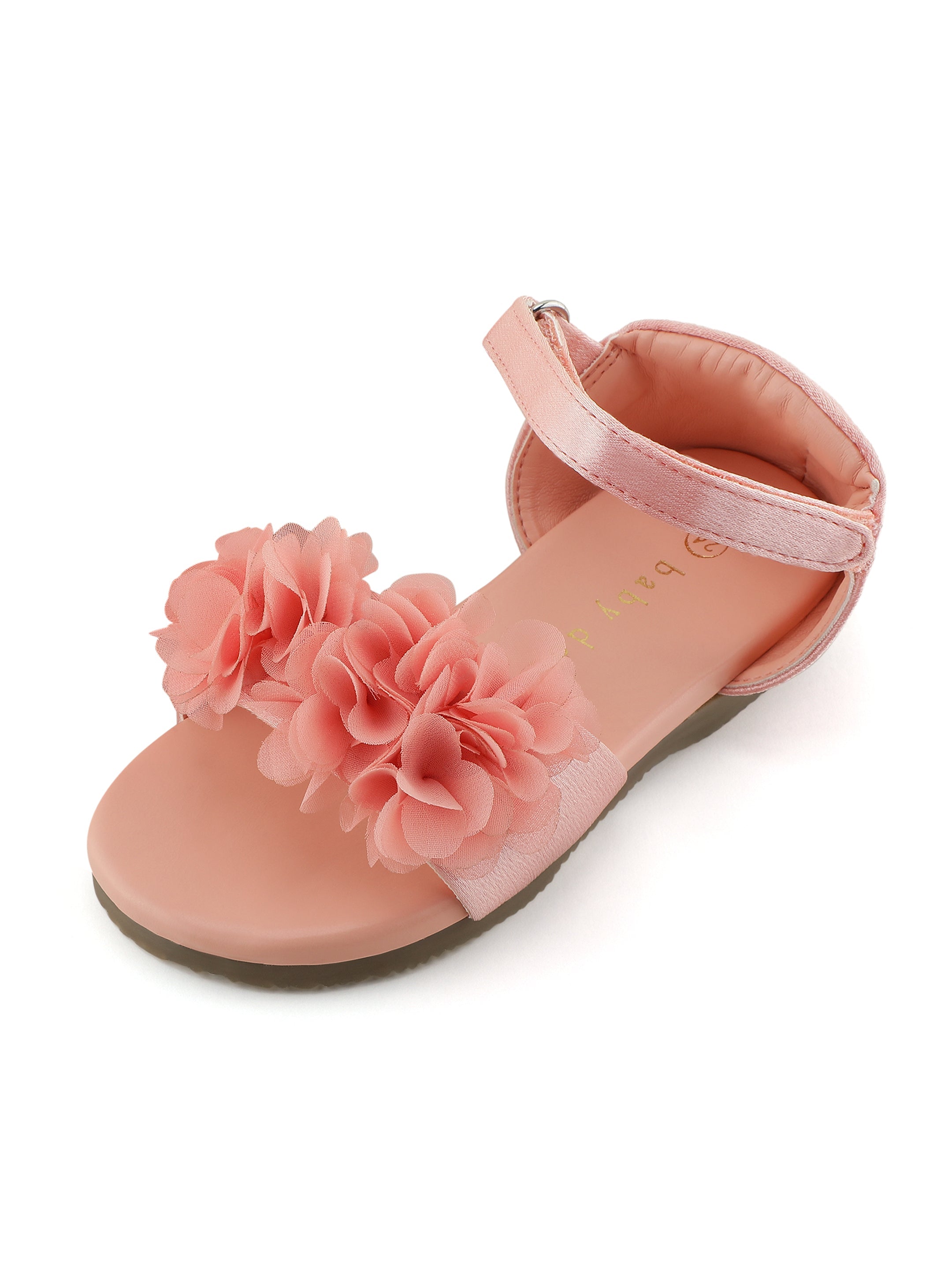 Baby Doe Pink Blossom Sandals Toddlers - BD - GT - SAN - LPK - FLW - 20