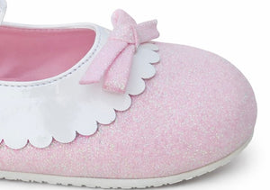 Baby Doe Pink Fairy Dust Ballerina Shoes for Girls - 20 Kids Shoes