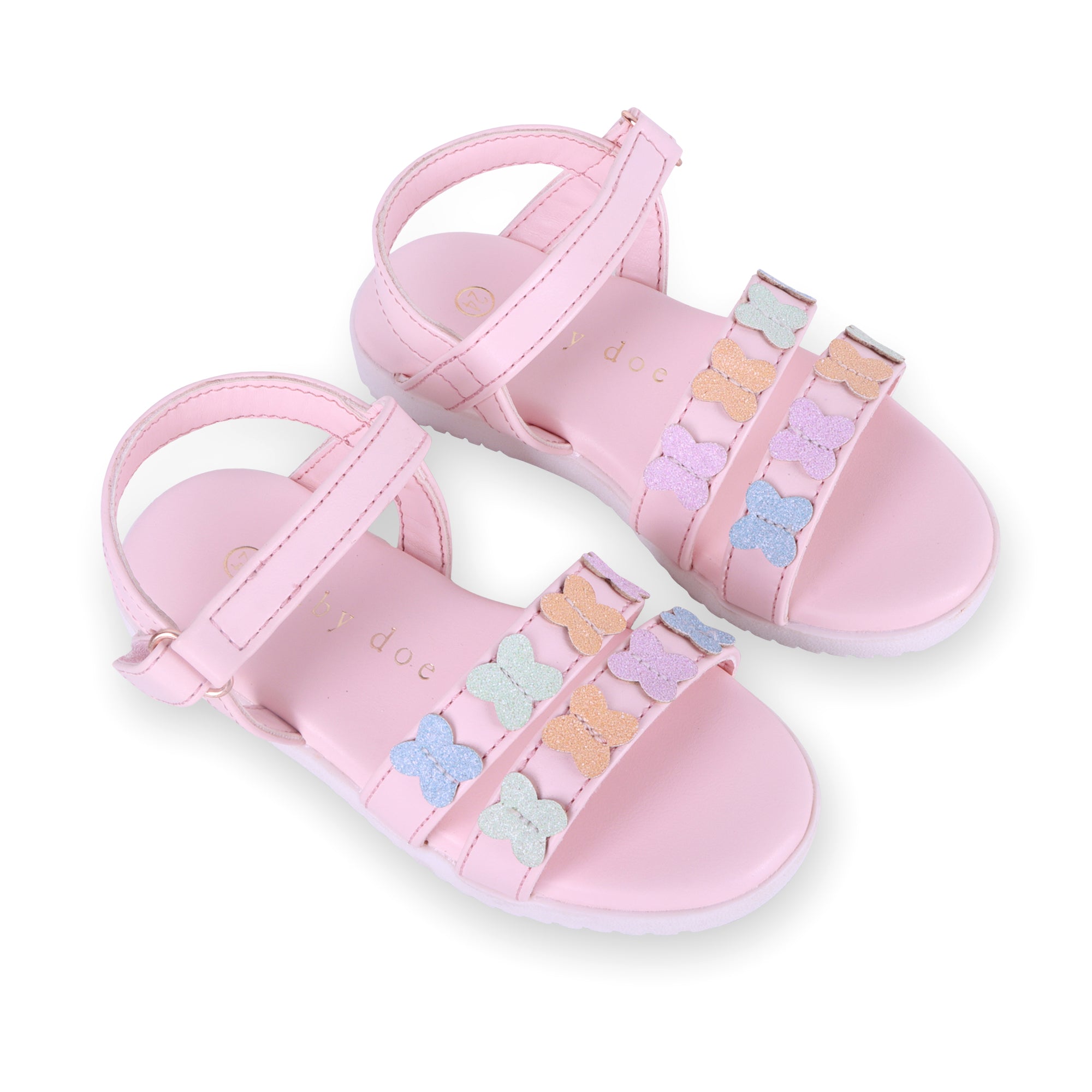 Baby Doe Pink Giselle Butterly Sandal - BD - GT - SAN - LPK - BFLY - 32