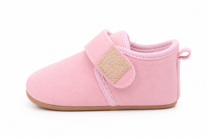 Baby Doe Pink Suede Boot Prewalker - 6-9M Kids Shoes & Socks