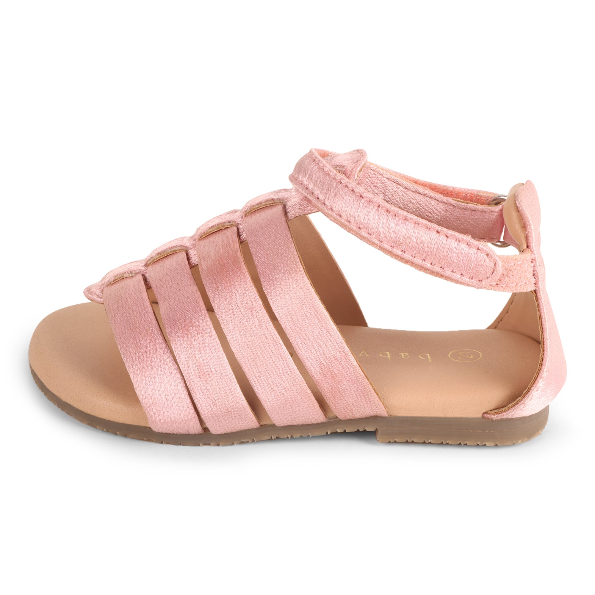 Baby Doe Rose Ribbons Sandals - BD - GT - SAN - PNK - PLN - 20