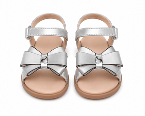 Baby Doe Silver Call It Love Sandals for Girls - 20 Kids Shoes
