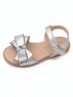 Baby Doe Silver Call It Love Sandals for Girls - 20 Kids Shoes
