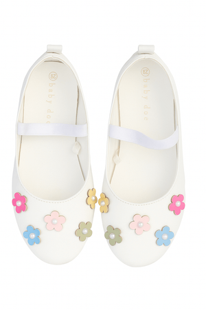 Baby Doe White Daisy Ballerina - BD - GT - BAL - WT - DSY - 21