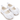 Baby Doe White Pearl Bow Ballerina Prewalker - 6-9M Kids Shoes & Socks
