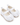 Baby Doe White Pearl Bow Ballerina Prewalker - 6-9M Kids Shoes & Socks