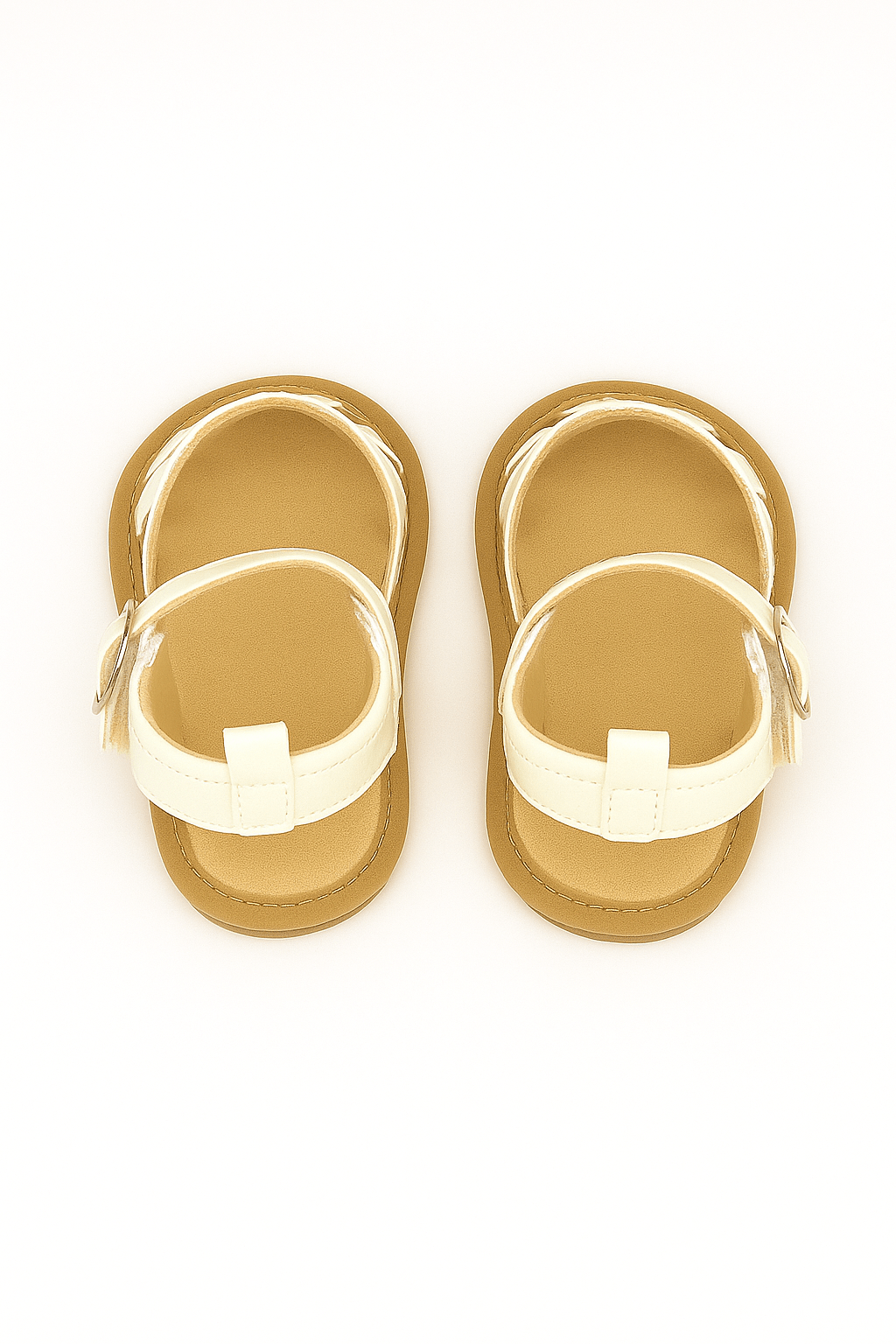 Baby Doe White Roses Prewalker Sandals - BD - GP - SAN - WT - SN51 - 1