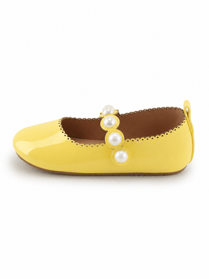 Baby Doe Yellow Cinderella Ballerina - 21 Kids Shoes & Socks