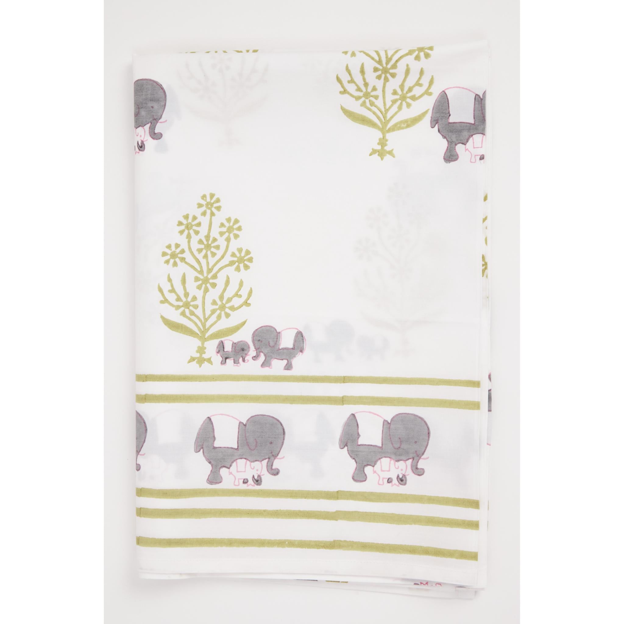 Baby Elephant Cot Set - Grey. - MSY - CSB - 001B - Grey