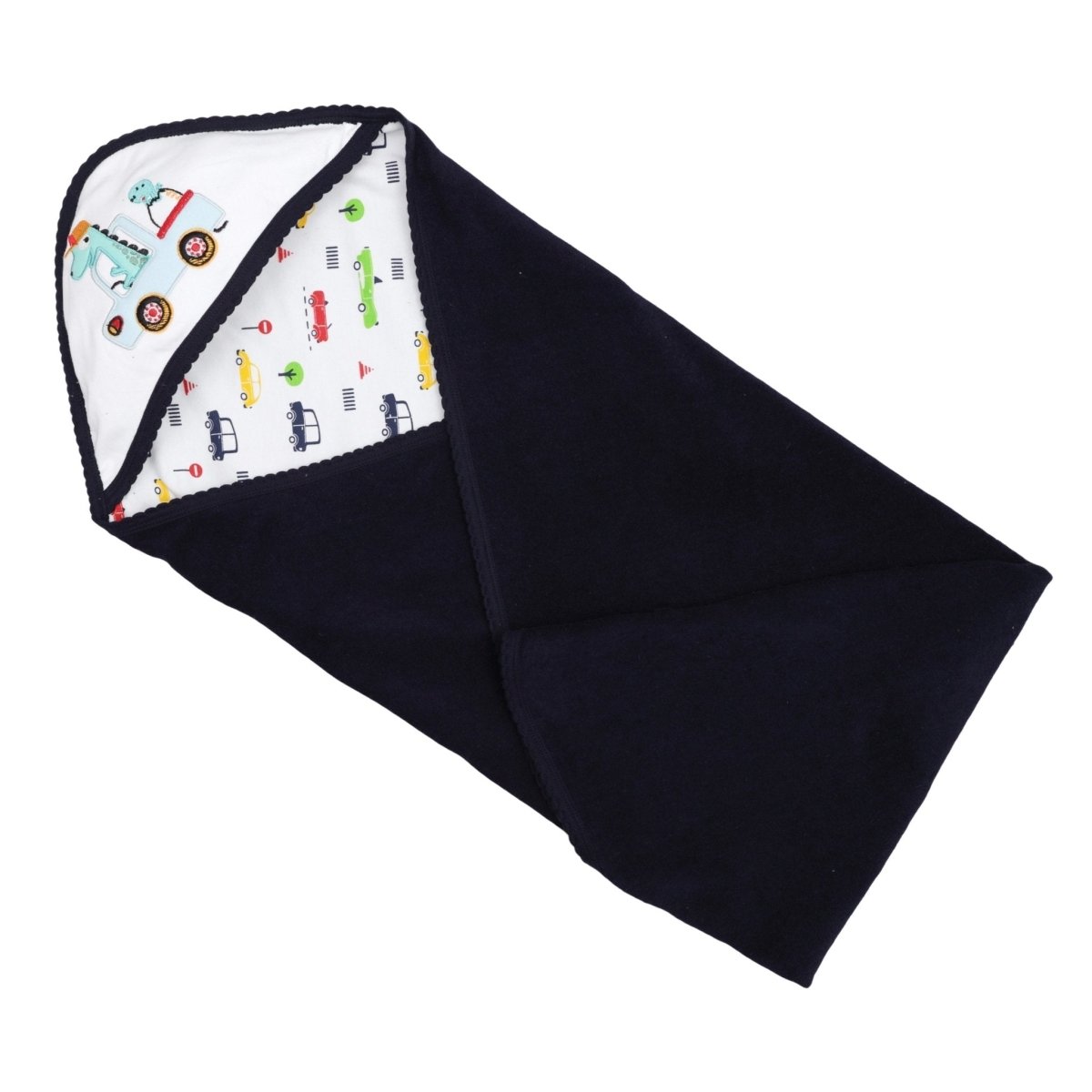 Baby Hooded Towel Blanket - Dino Ride - HDBLKT-DNRD