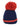 Baby Knitted Cap with Faux Fur - Blue - WNCP-FURBL-6-3Y