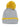Baby Knitted Cap with Faux Fur - Grey - WNCP-FURGY-6-3Y