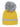 Baby Knitted Cap with Faux Fur - Yellow - WNCP-FURYW-6-3Y