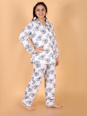 Baby Koala Matching Pajama Set for Mom and Baby- Combo of 2 - Twinning Combo