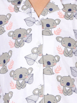 Baby Koala Matching Pajama Set for Mom and Baby- Combo of 2 - Twinning Combo