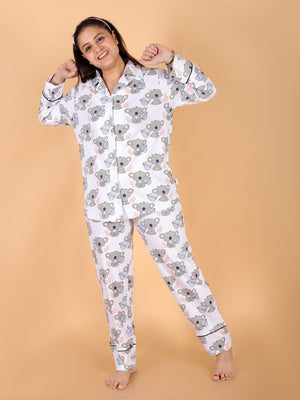 Baby Koala Matching Pajama Set for Mom and Baby- Combo of 2 - Twinning Combo