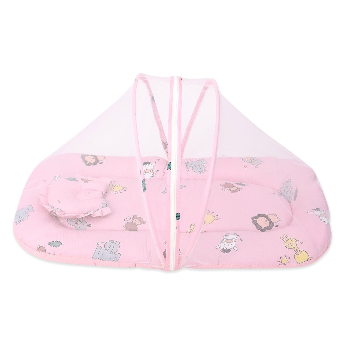 Baby Mosquito Net Portable Bed- Animal World - MQBED-BS-ANIW