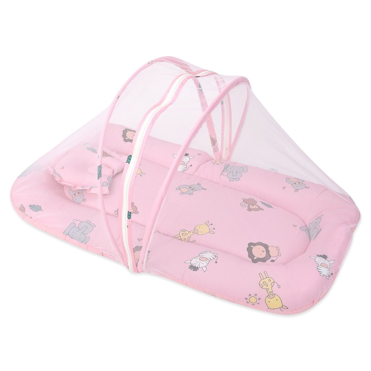Baby Mosquito Net Portable Bed- Animal World - MQBED-BS-ANIW