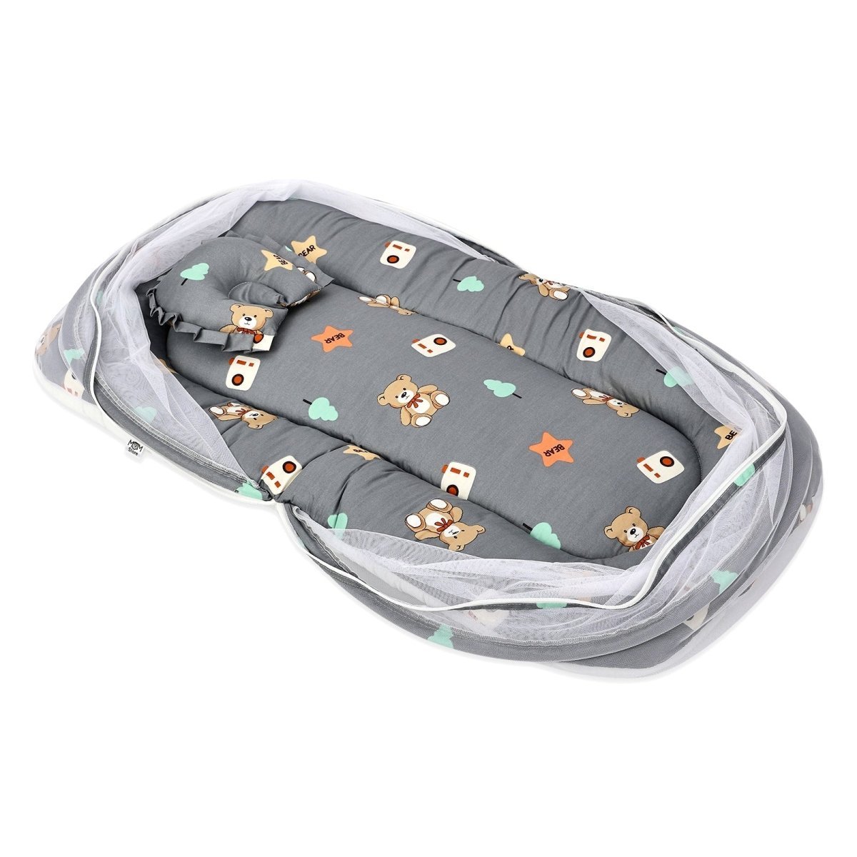 Baby Mosquito Net Portable Bed- Bear Buddies - MQBED-BS-BERB