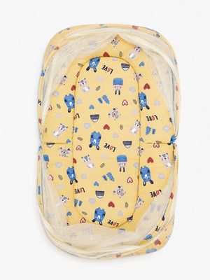 Baby Mosquito Net Portable Bed- Beary Much Love - Onesize Baby Mosquito Net Portable Bed