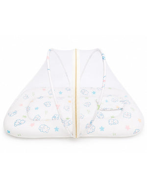 Baby Mosquito Net Portable Bed - Cloud - Cover Cradle - Onesize Baby Mosquito Net Portable Bed
