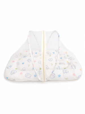 Baby Mosquito Net Portable Bed - Cloud - Cover Cradle - Onesize Baby Mosquito Net Portable Bed