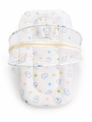 Baby Mosquito Net Portable Bed - Cloud - Cover Cradle - Onesize Baby Mosquito Net Portable Bed