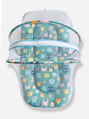Baby Mosquito Net Portable Bed - Fox & Friends Forever - Onesize Baby Mosquito Net Portable Bed