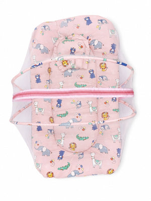 Baby Mosquito Net Portable Bed- Pastel Parade - Onesize Baby Mosquito Net Portable Bed