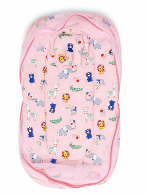Baby Mosquito Net Portable Bed- Pastel Parade - Onesize Baby Mosquito Net Portable Bed