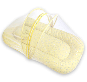 Baby Mosquito Net Portable Bed- Yellow Stars - MQBED-YLWST