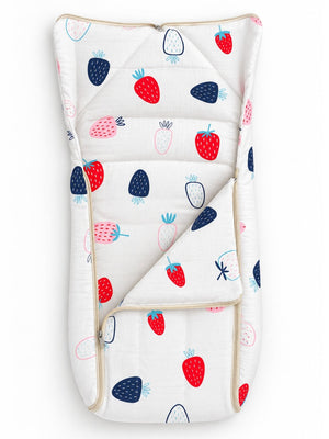 Baby Nest Muslin Sleeping Bag Portable Bed- Sweet Berry Days - Onesize Baby Nest