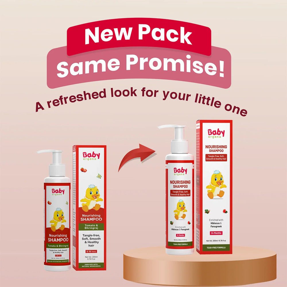 Baby Organo Ayurvedic Baby Shampoo for 0 - 15 Years Kids 200ml - Baby Shampoo & Body Wash