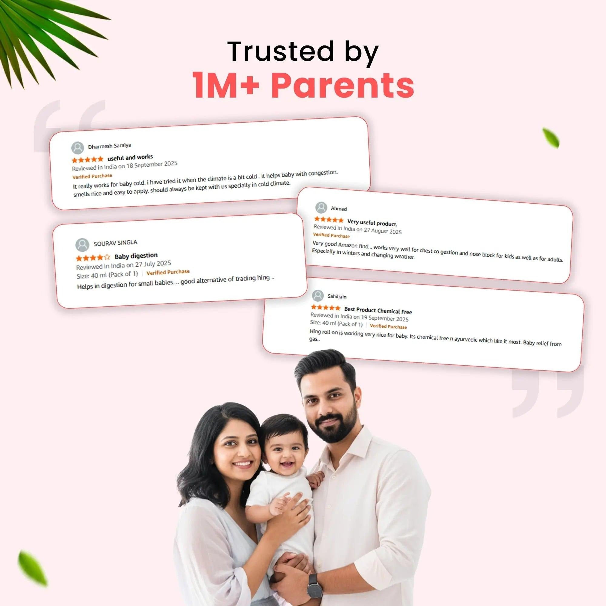 Baby Organo Ayurvedic Hing & Cold Relief Roll On Combo - Cold Relief Roll On