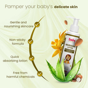 Baby Organo Baby Lotion 200ml - Nourishing Care | The Mom Store - Baby Shampoo & Body Wash