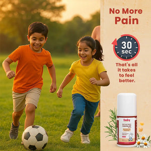 Baby Organo MessFree Pain Relief Roll - On for Growing Pains & Muscle Aches | 3+ Months - Baby Skincare