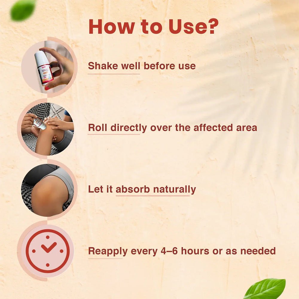 Baby Organo MessFree Pain Relief Roll - On for Growing Pains & Muscle Aches | 3+ Months - Baby Skincare