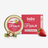 Baby Organo Natural Lip Balm | Ayurvedic Lip Balm for Kids & Babies Strawberry Flavor| 0 - 15 Years - Kids Skin Care