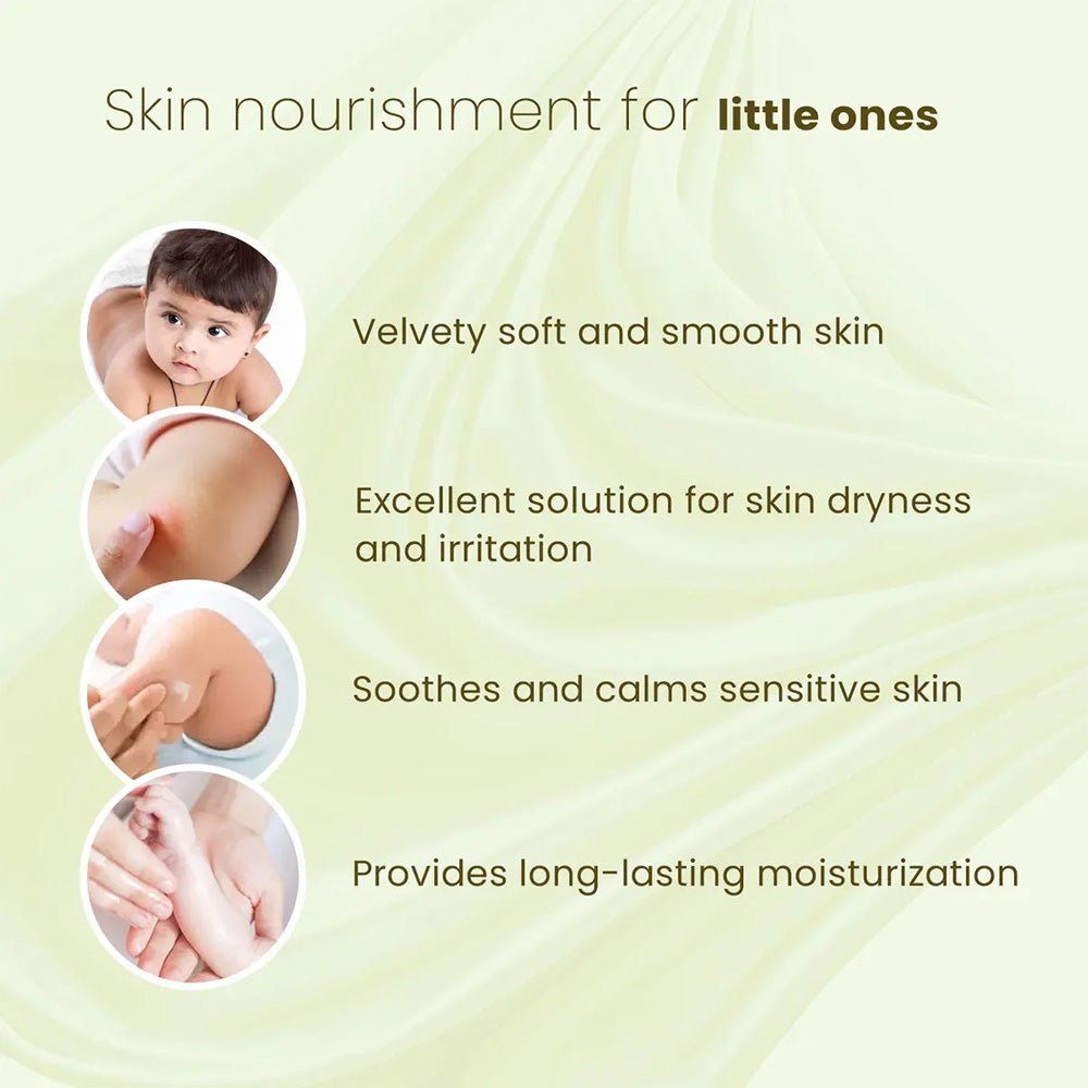 Baby Organo Nourishing Baby Lotion for 0 - 15 Years for Kids | Daily Moisturizer Lotion | Nourishment & Smooth Skin 200ml - Baby Shampoo & Body Wash