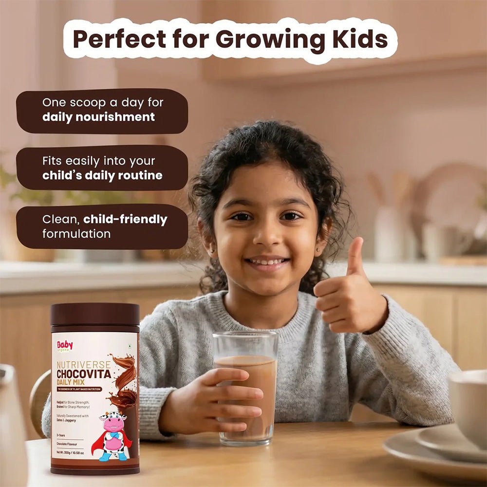 Baby Organo Nutriverse Chocovita Health Drink for Kids 2+ Years - Baby Food