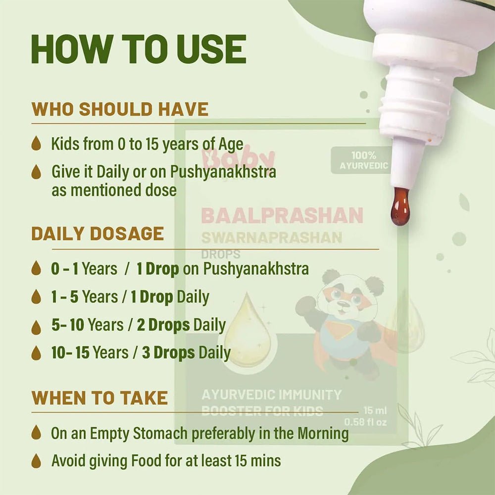 Baby Organo Swarnaprashan | Suvarnaprashan Immunity Booster Drop for Kids - Baby Food