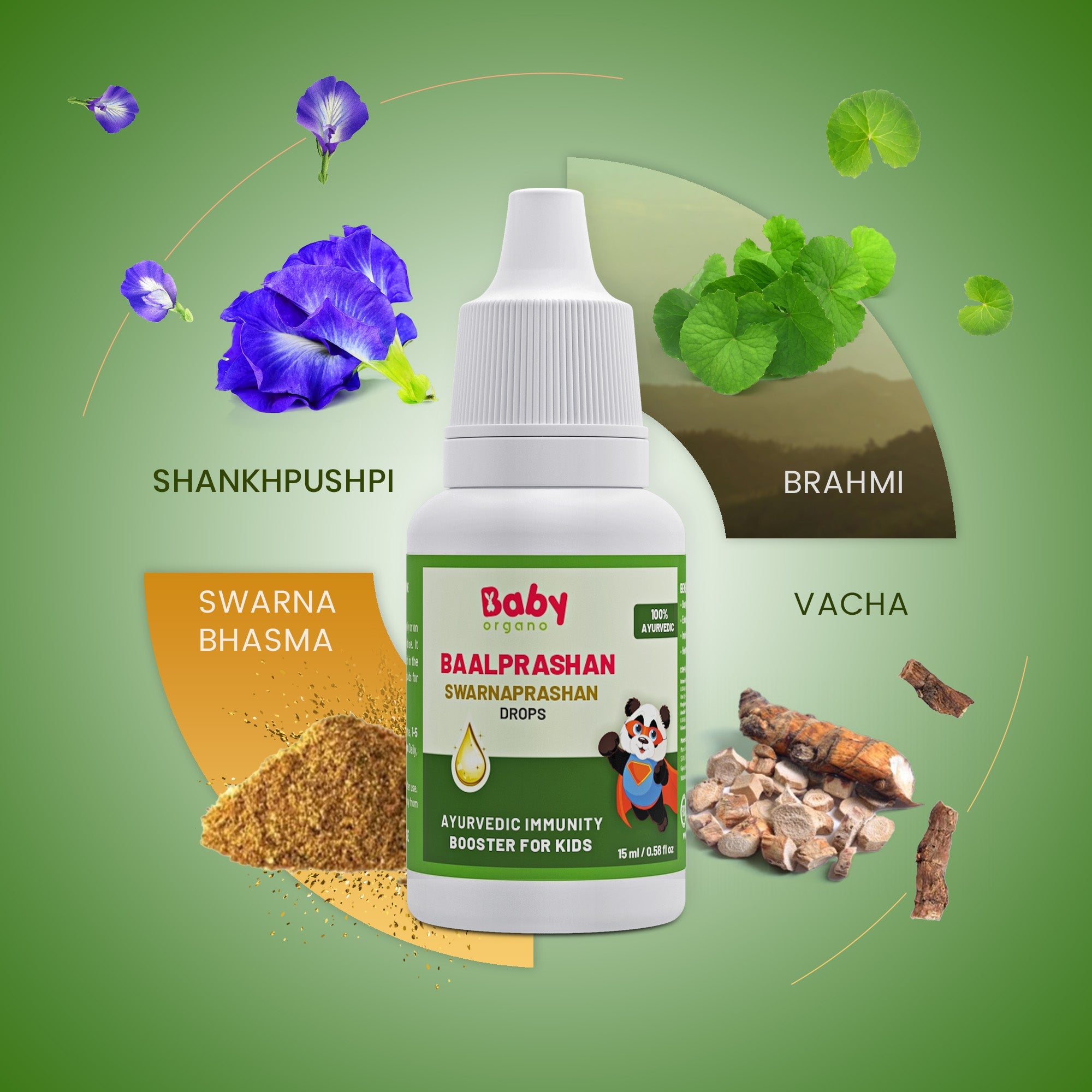 Baby Organo Swarnaprashan | Suvarnaprashan Immunity Booster Drop for Kids - BO_BAALAMRUT