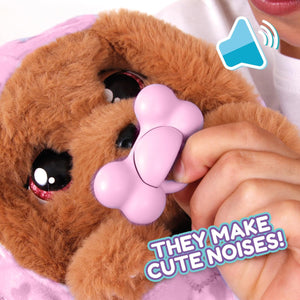 BABY PAWS Cocker Spaniel Puppy Toy with Swaddle Bag | Musical & Electronic Pet for Girls - Soft Toy