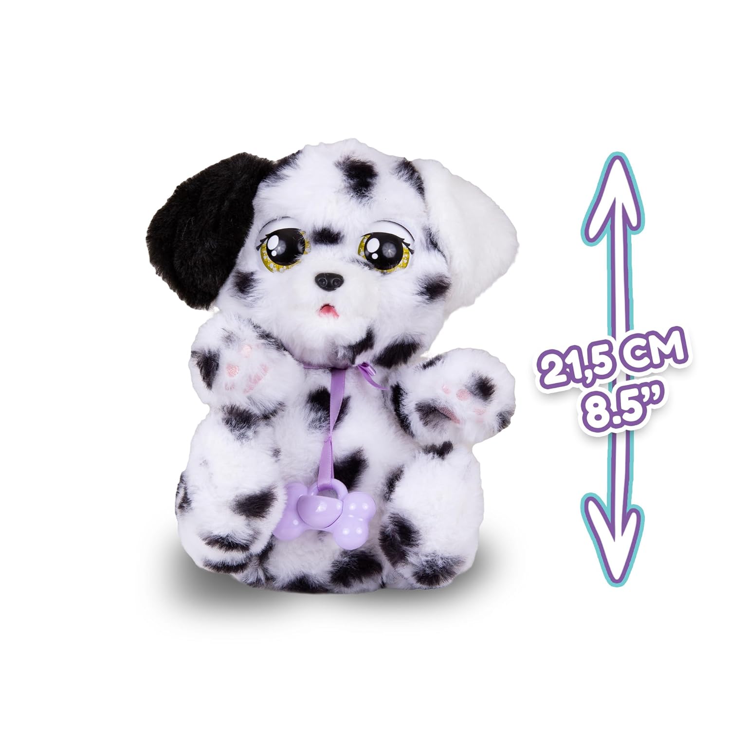 BABY PAWS Dalmatian Puppy Toy with Cute Swaddle Bag | Musical & Electronic Pet for Girls - Soft Toy