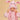 Baby Pink Rabbit Theme All Over Jumpsuit / Playsuit Raincoat for Kids - Little Surprise BoxBaby Pink Rabbit Theme All Over Jumpsuit / Playsuit Raincoat for Kids