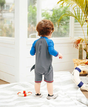 Baby Shark Boys Swimsuit - 1 - 2 Years Kids Swimwear