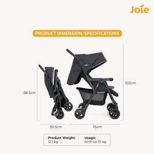 Baby Stroller- AIRE TWIN W/ RC- ROSY & SEA - S1217AERNS000