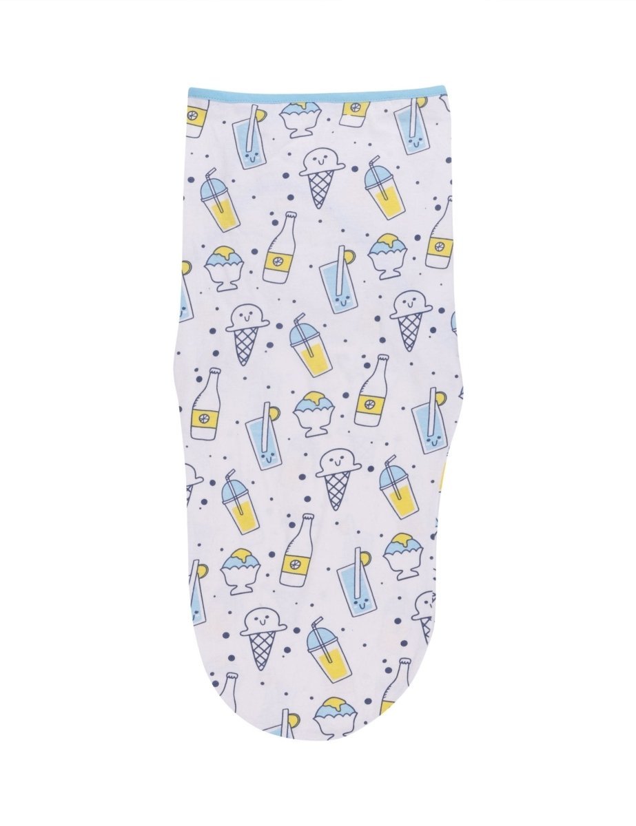 Baby Swaddle Blanket and Cap Set- My Smoothie - SWD-SMTH-0-3
