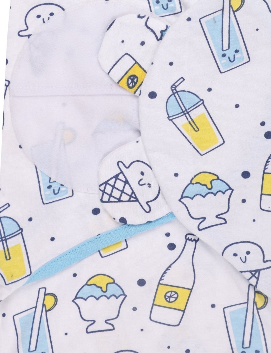 Baby Swaddle Blanket and Cap Set- My Smoothie - SWD-SMTH-0-3