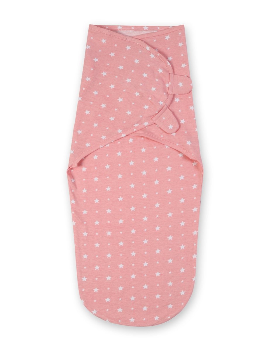 Baby Swaddle Combo- Blue & Pink Star - SWD2-MP-BLUPK
